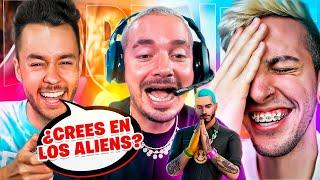 JUGANDO CON J BALVIN, SU SKIN Y ROBLEIS EN FORTNITE - TheGrefg