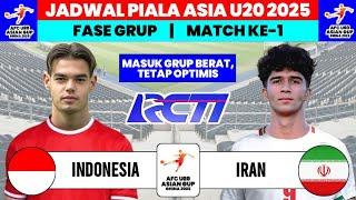 Jadwal Piala Asia U20 2025 - Indonesia vs Iran - Jadwal Timnas Indonesia Live RCTI - Head to Head