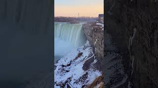 Niagara Falls Canada in winter 2023