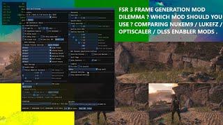 FSR Frame Generation Mods Explained | Nukem9 / LukeFZ / Optiscaler / DLSS Enabler Compared + Setup