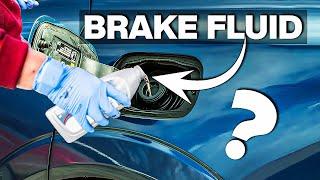 What happens if you put BRAKE FLUID in your gas tank?