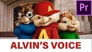 Alvin and the Chipmunks Voice Effect in Adobe Premiere Pro CC