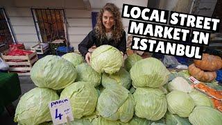 Istanbul Street Market | Local Street Food Market in Istanbul, Turkey