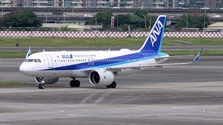 A quick plane spotting on weekday - Taipei Songshan Airport - Passengers waving back(Original sound)