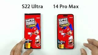 Samsung S22 Ultra VS iPhone 14 Pro Max Speed Test Android 13 vs  ios 16.3