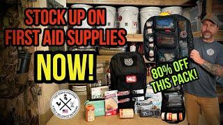 STOCKPILING FIRST AID SUPPLIES FOR THE COMING STRUGGLE! A PREPPERS SECRET TO HUGE $$$ SAVINGS!