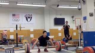 145kg/319lbs Snatch by 69kg/152lb Weightlifter!!! (Alex Lee Team USA SNATCH COMPILATION)