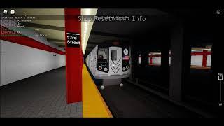 (Roblox OLR) R143 (C) Train Arriving at 53rd St (W Busforcegod)