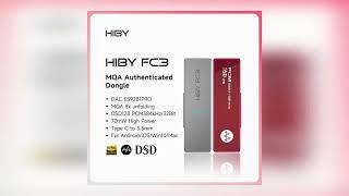 HiBy FC3 Portable MQA 8X Dongle Type C USB DAC Audio HiFi Decoder