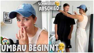 UMBAU BEGINNT... Schlafzimmer & Zocker Zimmer raus Schwerer Abschied für Kobe | kobexmone