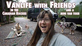 Carefree vanlife in the Canadian Rockies with @shewandersearth 