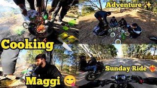 CRAZY SUNDAY RIDE  | NEXT LEVEL ADVENTURE  | PAHADO WALI MAGGI  | SUNDAY RIDE WITH MY FRIENDS