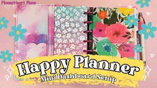 Mini Happy Planner Setup - Planner Decoration from Neutral to Colorful Using Scrapbook Paper