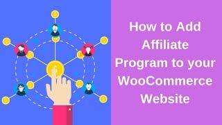 How to Add Affiliate Program to your WooCommerce website (Hindi)