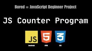 JavaScript Counter in Under 1 Minute! (Easy Tutorial)