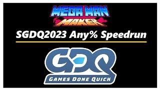 Mega Man Maker: Any% by MegaMarino in 28:10 - Summer Games Done Quick 2023