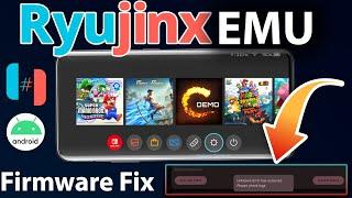 Ryujinx Emulator Android: Fix Firmware Installation Error to Stop Crashes