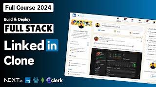 Build & Deploy Full Stack LinkedIn Clone with NEXT.JS 14! (Clerk, MongoDB, shadcnUI)