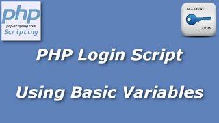 Simple PHP Login Script Using Variables