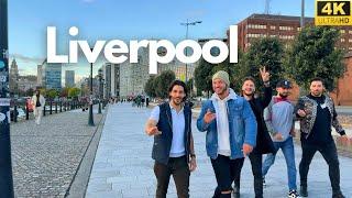 Liverpool autumn walk around the city | city center. 4K