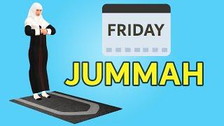 How to pray Jummah for woman (beginners) - Friday prayer - with Subtitle