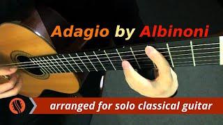 Albinoni - Adagio in G Minor (Guitar Transcription in D minor)