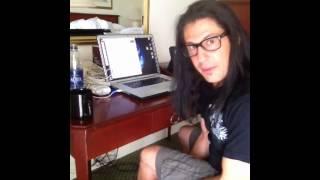 Mike Mangini hotel practice, Show Day#2, Dream Theater Central & South American Tour