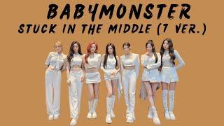 BABYMONSTER (베이비몬스터) - 'STUCK IN THE MIDDLE [7 VER.]' Color Coded Lyrics