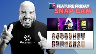 Using Snap Camera to Add Lenses and Filters in Ecamm Live