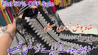 Sha posh azadi sale wedding dresses flat 50% off |Sha posh azadi sale|13 August 2024