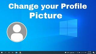 How to change profile picture in laptop - pc