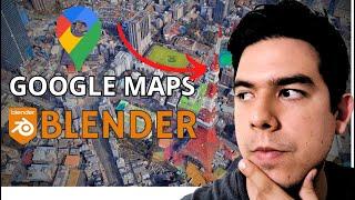 Google Maps a Blender (El mejor metodo) - Ciudades/Fondos/Mapas en 3D