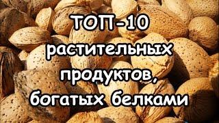 ТОП-10 растительных продуктов, богатых протеинами (белками)