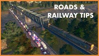 TEN BEGINNER ROAD & RAIL PLANNING TIPS | Cities Skylines