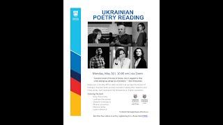 Ukrainian Poetry Reading - May 30, 2022