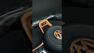 VW Volkswagen R steering wheel retrofit #volkswagen #vw