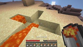 How to make unlimited lava source in Minecraft 