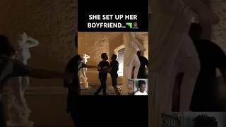 SHE SET UP HER BOYFRIEND TO GET .. #funny #like #comment #loyalitytest #subscribe #comment