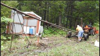 Failure at 150' Below Ground- Well Pulling Rig Built of Repurposed Materials