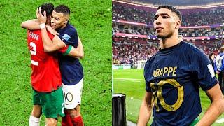 Achraf Hakimi & Kylian Mbappe SWAP JERSEYS After France vs Morocco ️ | France vs Morocco Highlights