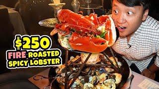 SPICY Lobster SEAFOOD TOWER & Frank Sinatra's FAVORITE RIBS | The GREATEST STEAKHOUSE in Chicago! 