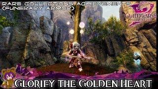 Guild Wars 2 Glorify the Golden Heart (Lair of Zommoros, Funerary Armor, Collection achievement)