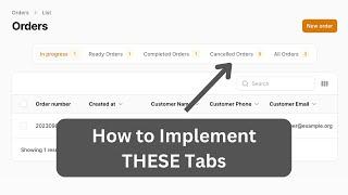 Filament Table: Add Tabs with Badges on Top