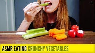 Crunch ASMR Eating CRUNCHY  Veggies Carrots and Celery ASMR No Talking