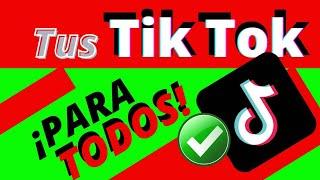 Como Subir un Video a TIKTOK para que lo Vea Todo el Mundo (Parte 2)