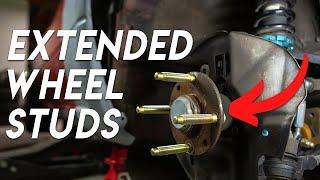 How To Install ARP Extended Wheel Studs On Your Miata