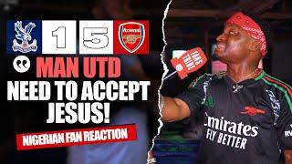 CRYSTAL PALACE 1-5 ARSENAL  ( Godfrey - NIGERIAN FAN REACTION) - Premier League  2024 -2025