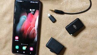 How To Connect DJI Wireless Mic In Android Mobile | DJI Wireless Microphone Sound Test