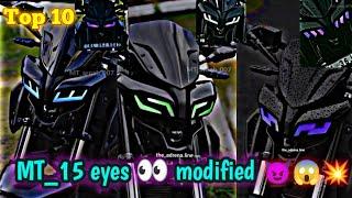 Yamaha MT 15 crazy eyes modified @the adrena.line#shortfeed #viralvideo #mt15 #support #yamaha