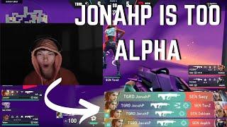 sinatraa REACTS TO THIS INSANE PLAY by JonahP... THE GUARD vs SENTINELS | VALORANT Clips